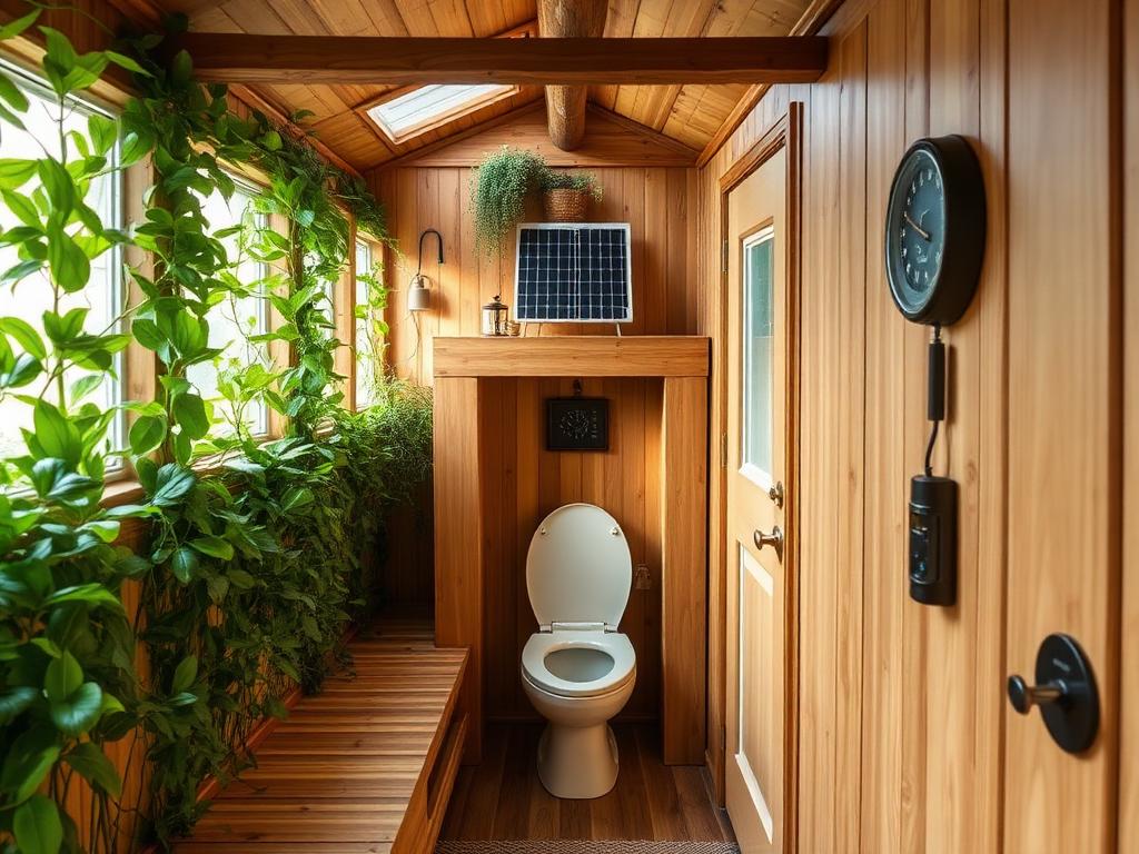Off-Grid Eco tiny house interior